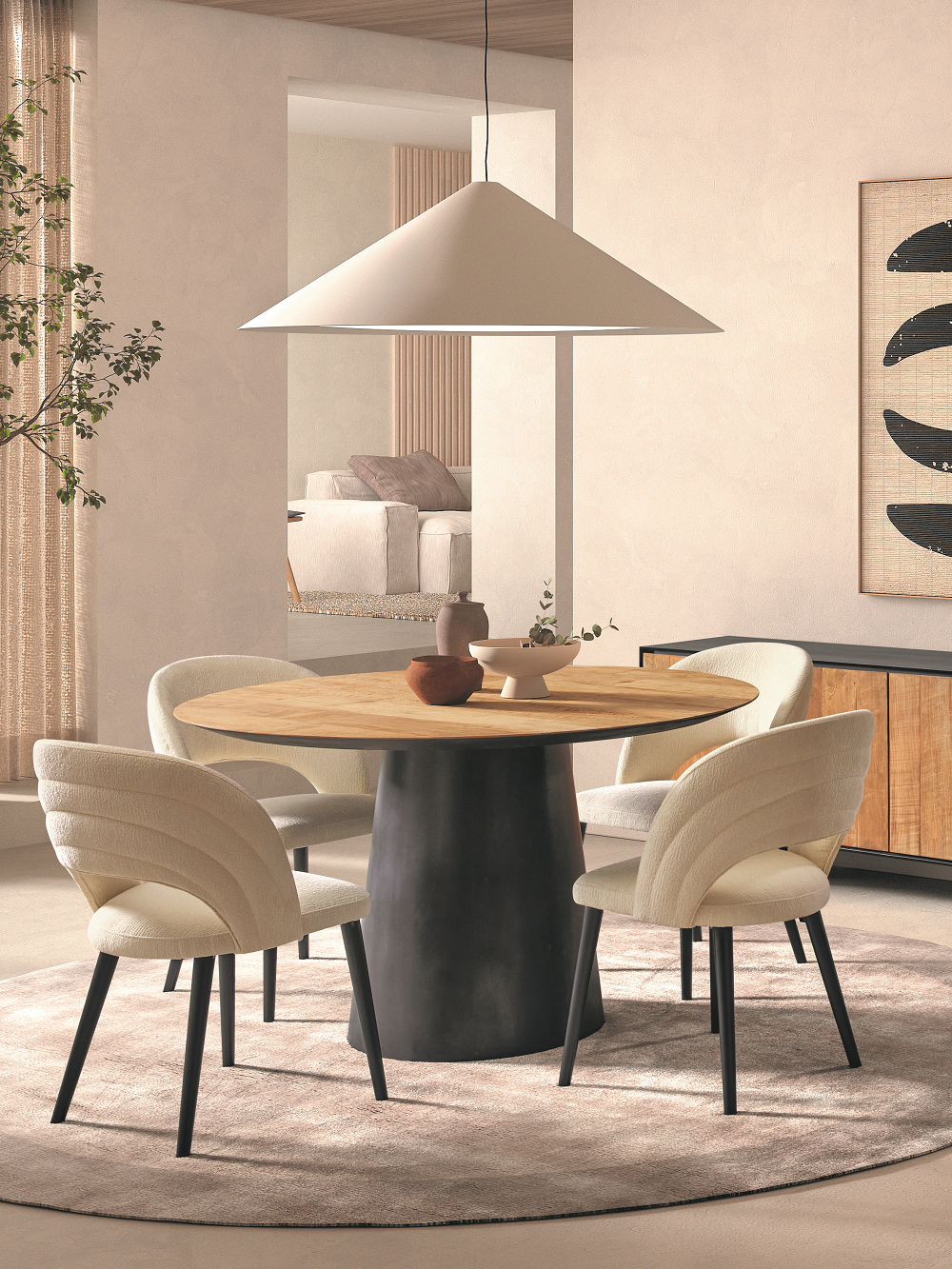 EETTAFEL ROND CANADA - afbeelding 2