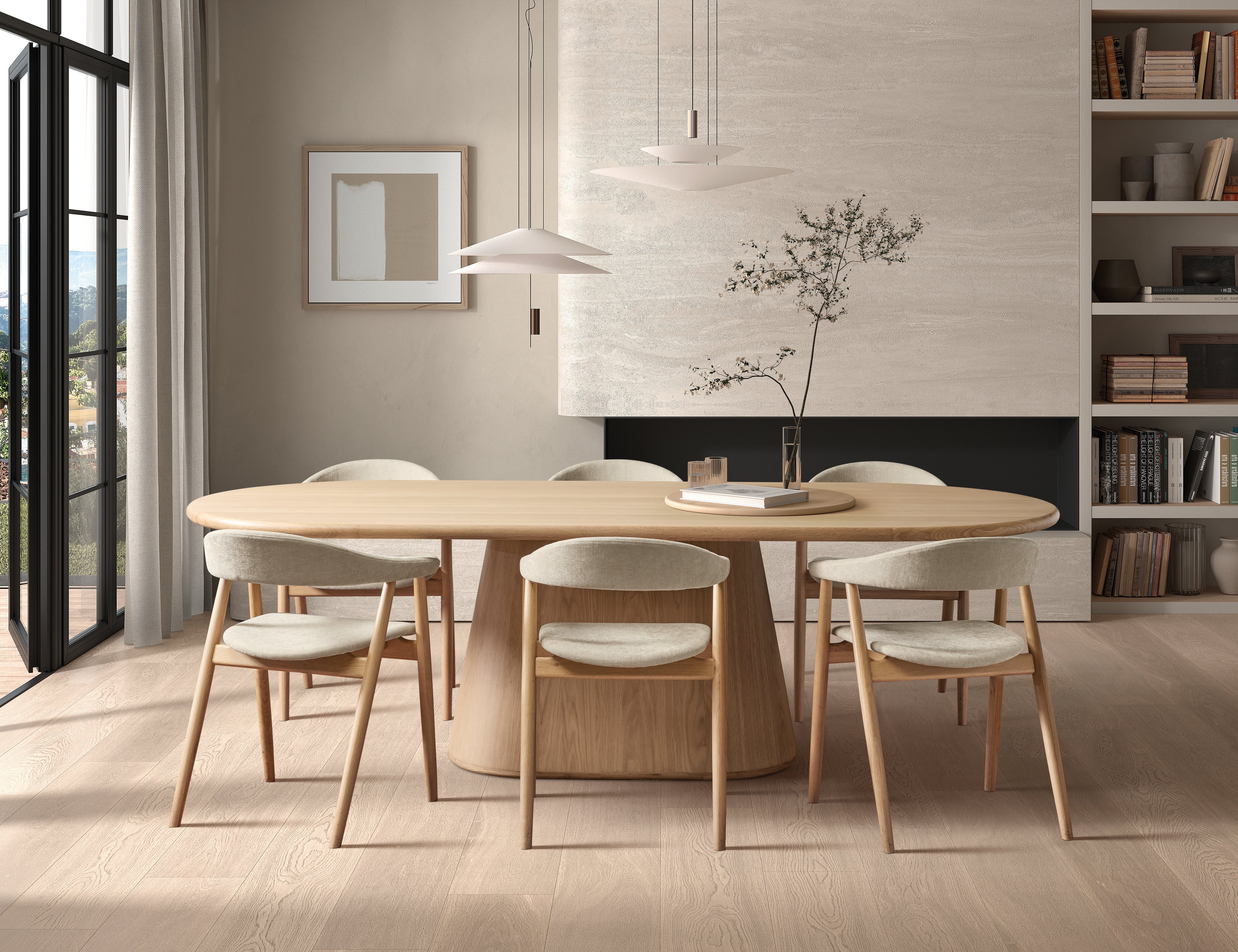 EETTAFEL GABRIEL OVAAL NATUREL
