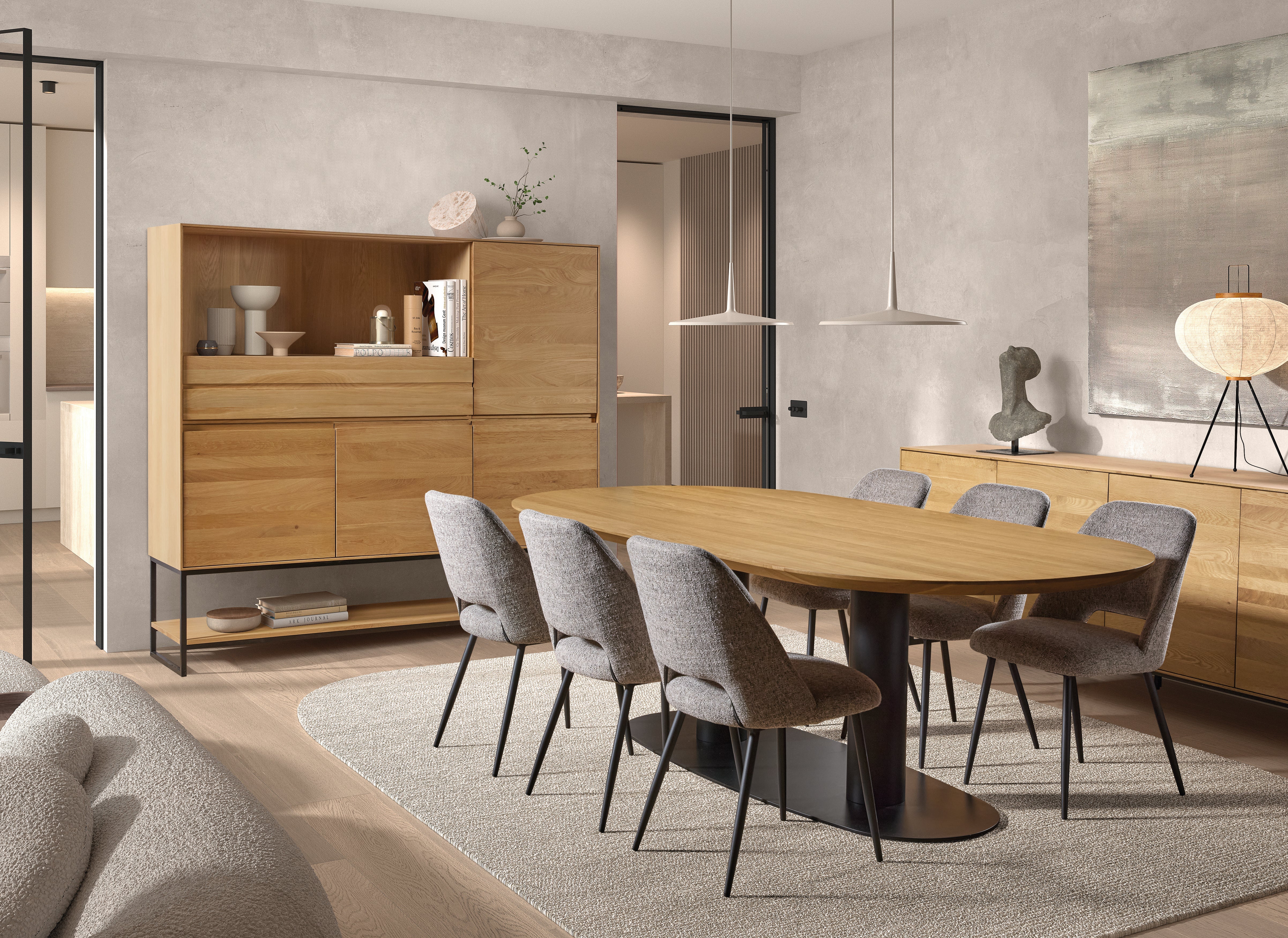 WANDKAST FARO NATUREL - afbeelding 2