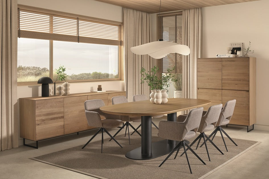 EETTAFEL OVAAL MADRID - afbeelding 3