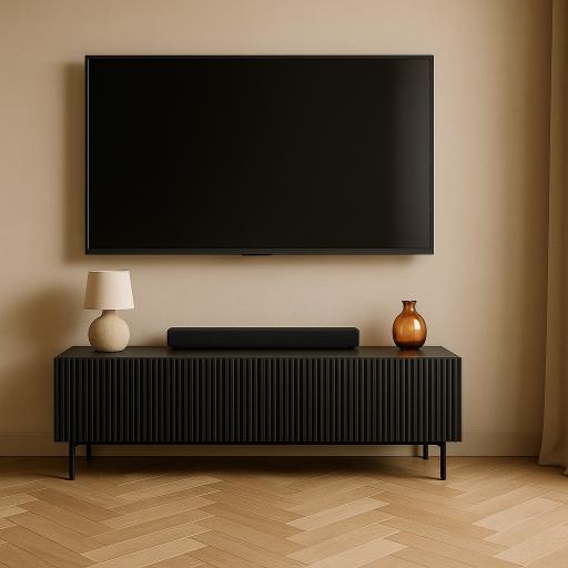 TV MEUBEL SANTA MONICA ZWART KLEIN