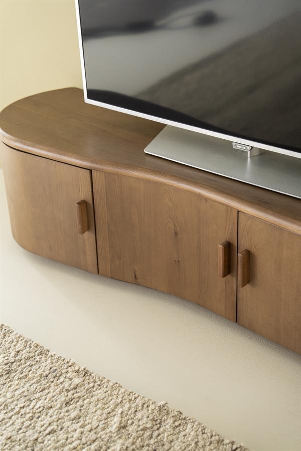 TV meubel Josh 240 cm - bruin - afbeelding 13