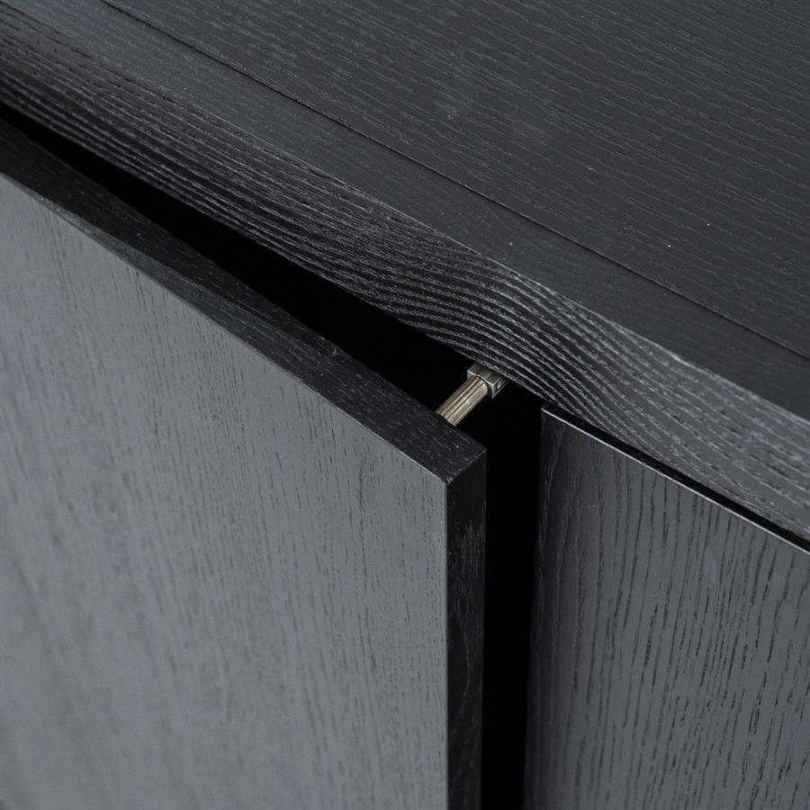 TV meubel Helsinki 200 cm - zwart - afbeelding 6