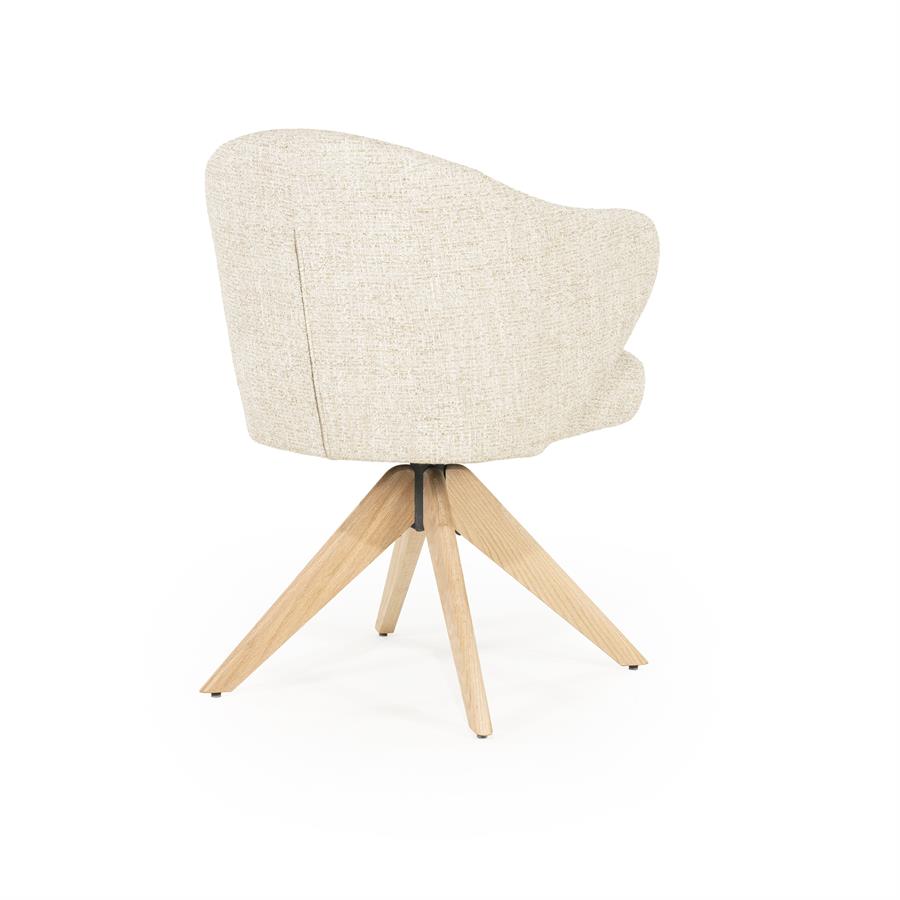 Eetkamertoel Connor naturel - beige Donna - afbeelding 6