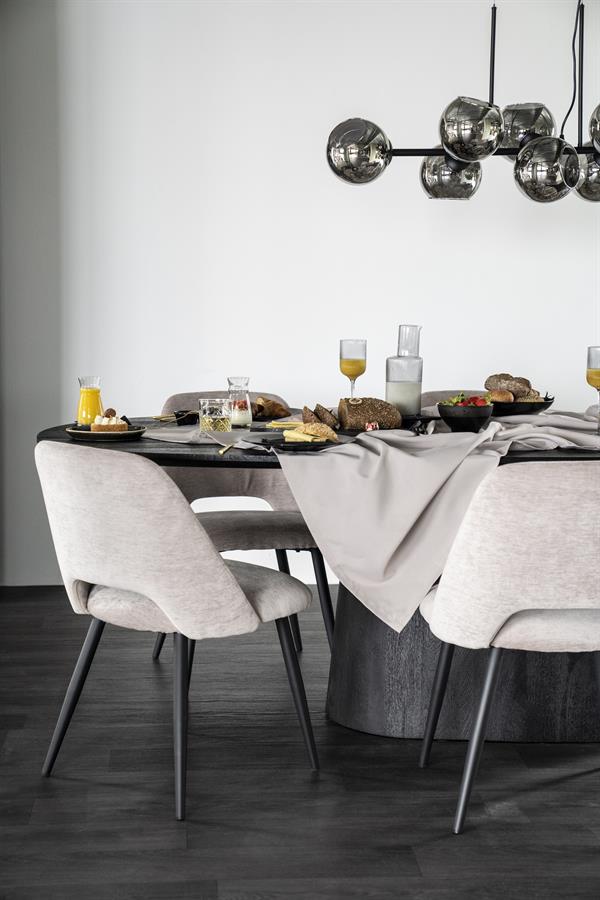 Eettafel Aron ovaal 200x110 - zwart - afbeelding 8