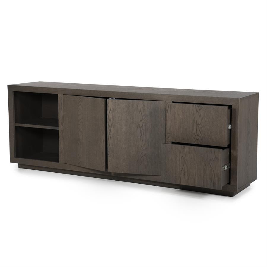Dressoir Helsinki - bruin - afbeelding 3