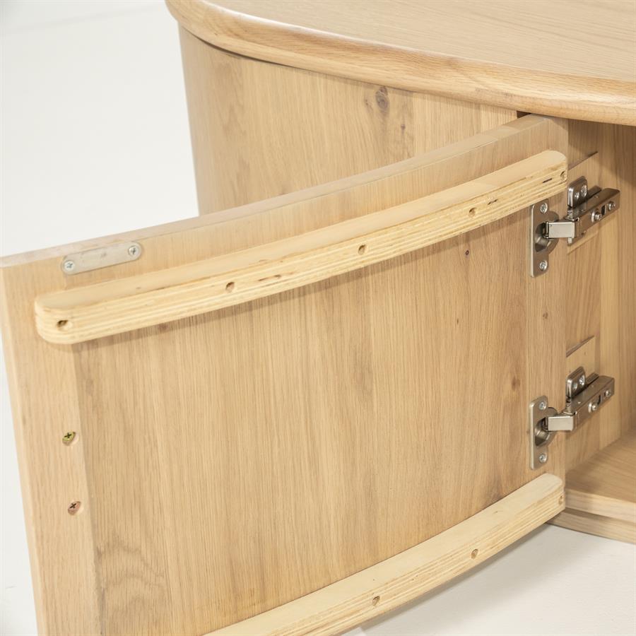 TV meubel Josh 240 cm - naturel - afbeelding 7