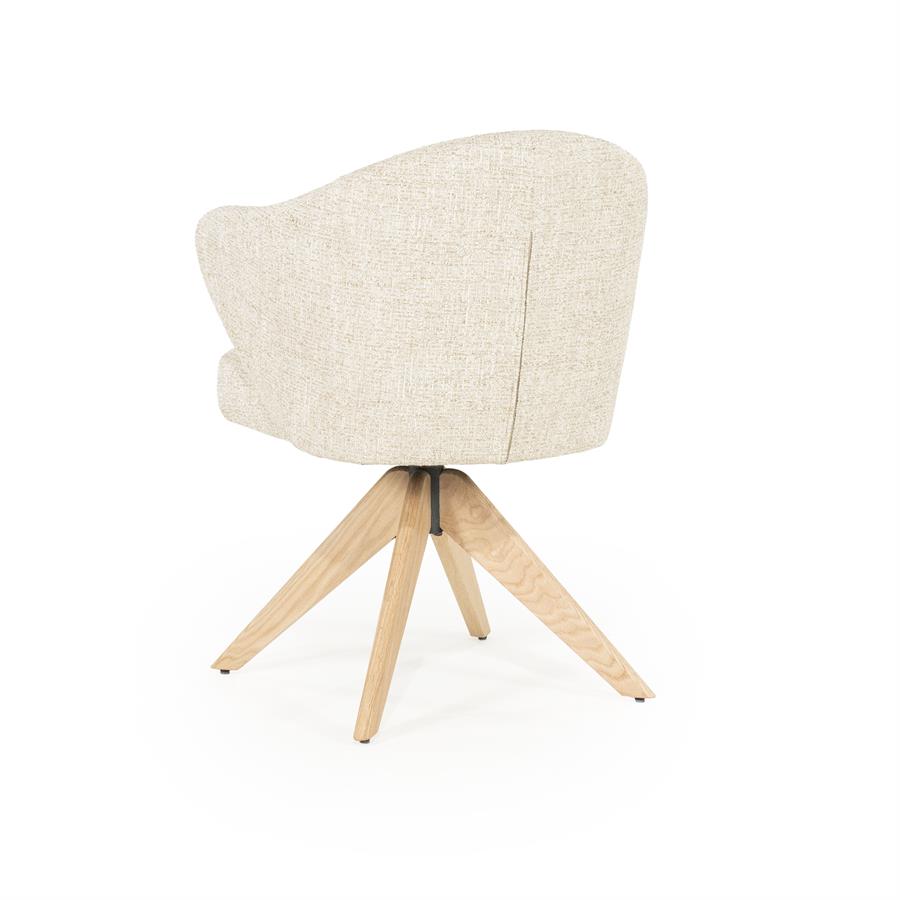 Eetkamertoel Connor naturel - beige Donna - afbeelding 5
