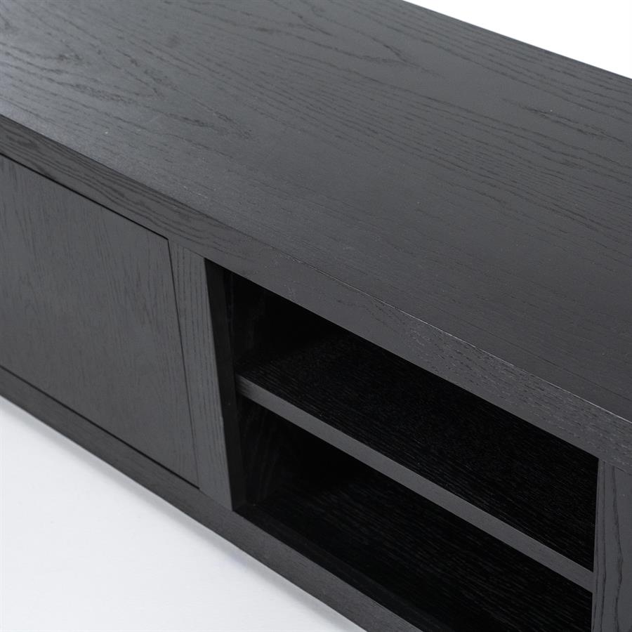 TV meubel Helsinki 200 cm - zwart - afbeelding 5