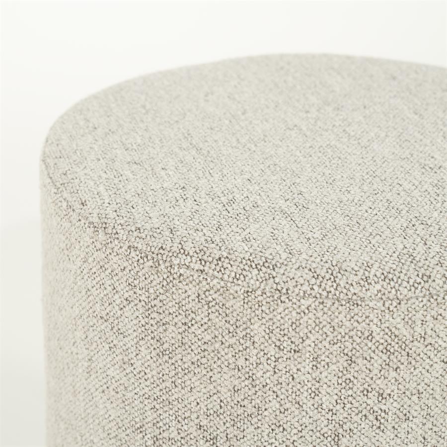 Poef Avah klein - taupe Mantz - afbeelding 2