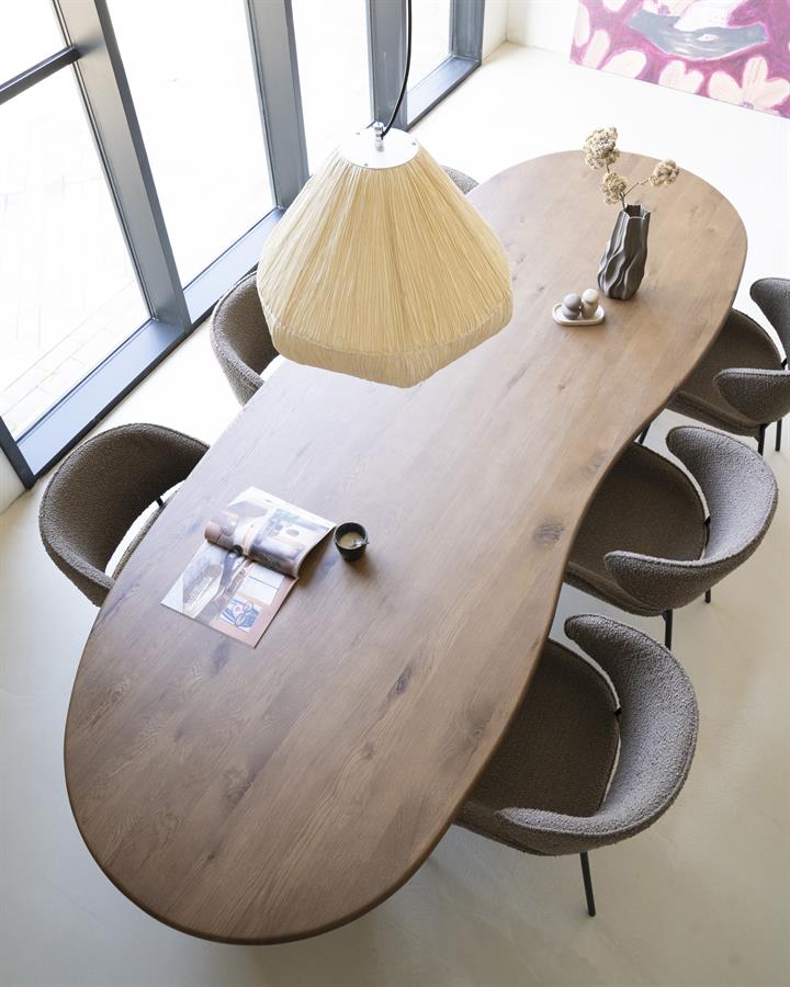 Eettafel Josh 300x110 cm - bruin - afbeelding 4