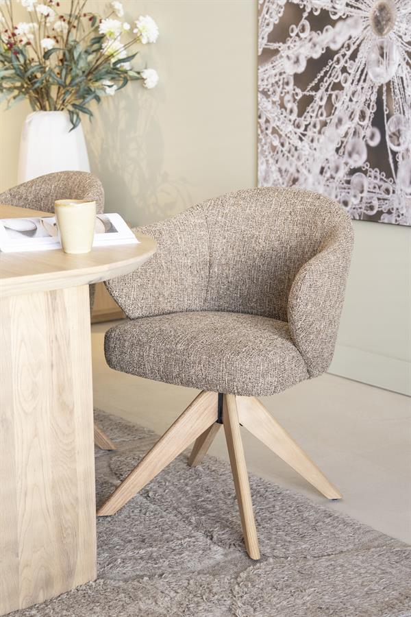 Eetkamertoel Connor naturel - beige Donna - afbeelding 16