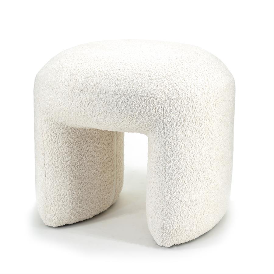 Bijzetpoef Sahi - beige
