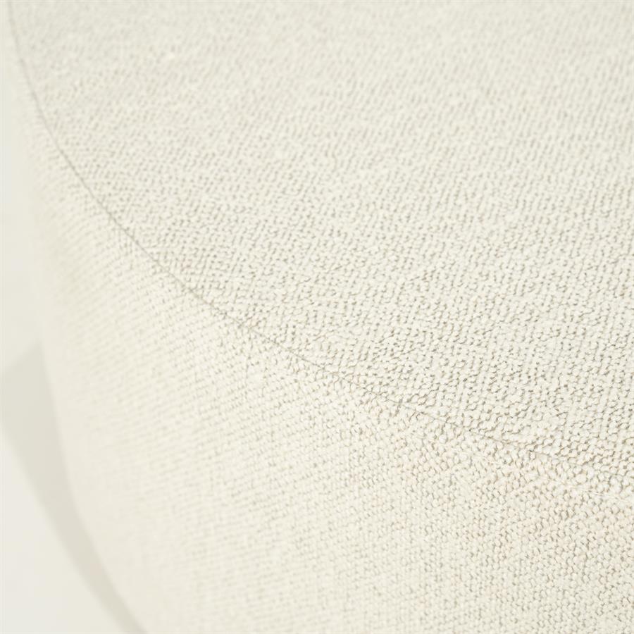 Poef Avah groot - beige Mantz - afbeelding 2
