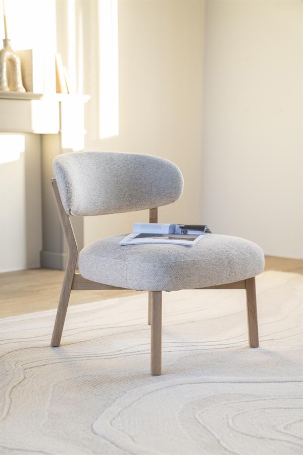Fauteuil Mikky naturel - taupe Moon - afbeelding 3