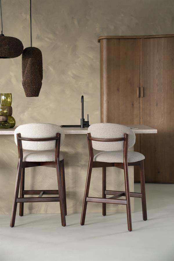 Barstoel Mikky bruin - taupe Moon - afbeelding 4