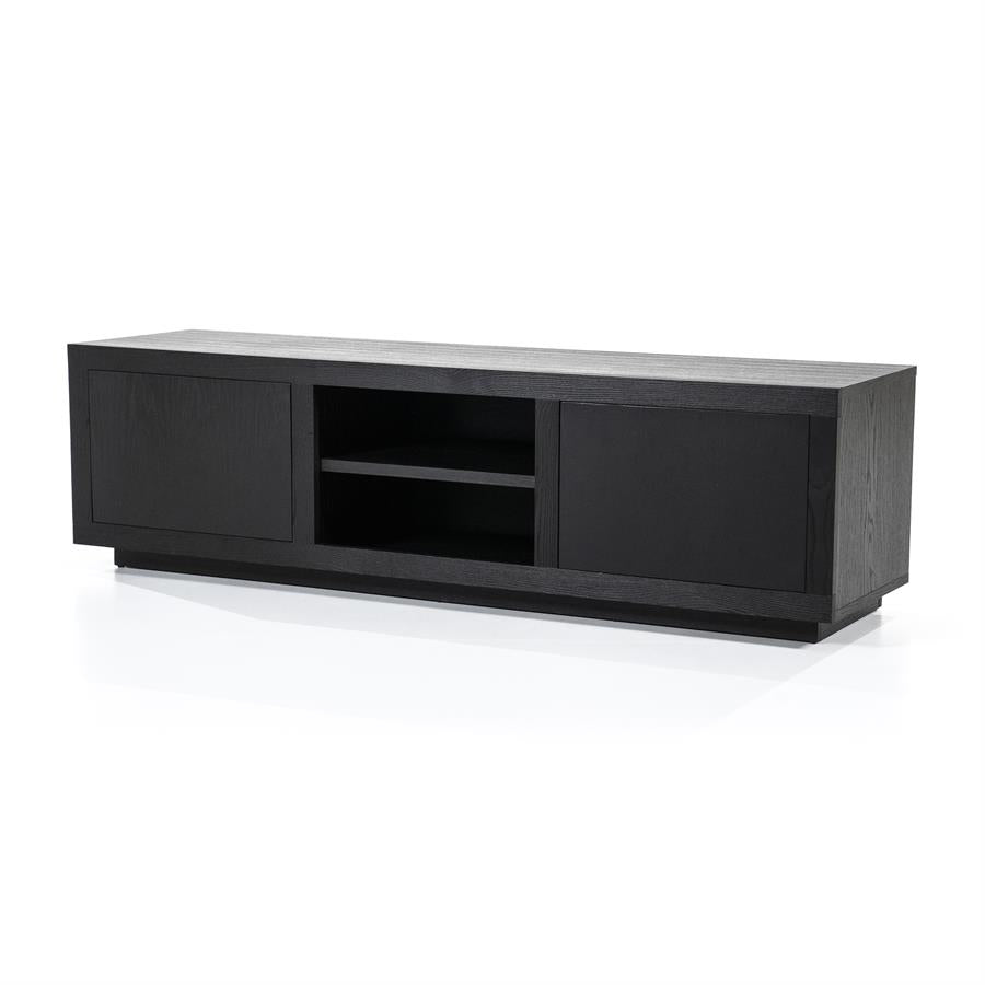 TV meubel Helsinki 160 cm- zwart - afbeelding 2