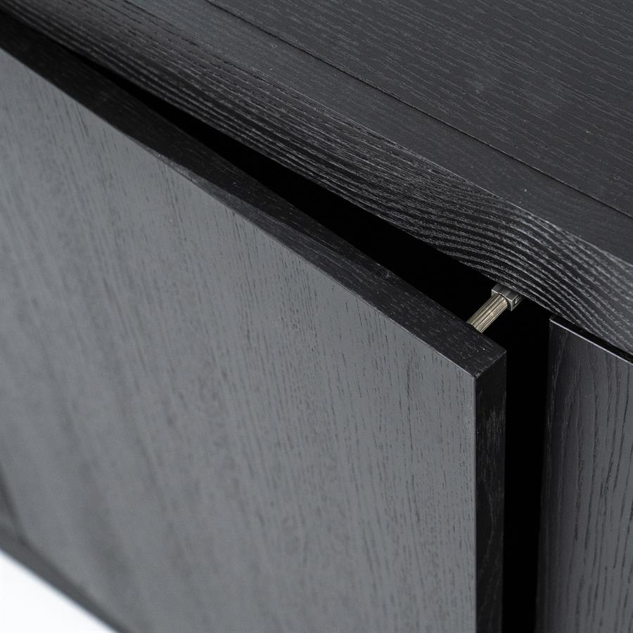 TV meubel Helsinki 160 cm- zwart - afbeelding 5