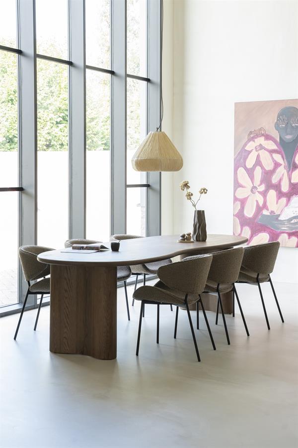 Eettafel Josh 250x110 cm - bruin - afbeelding 9