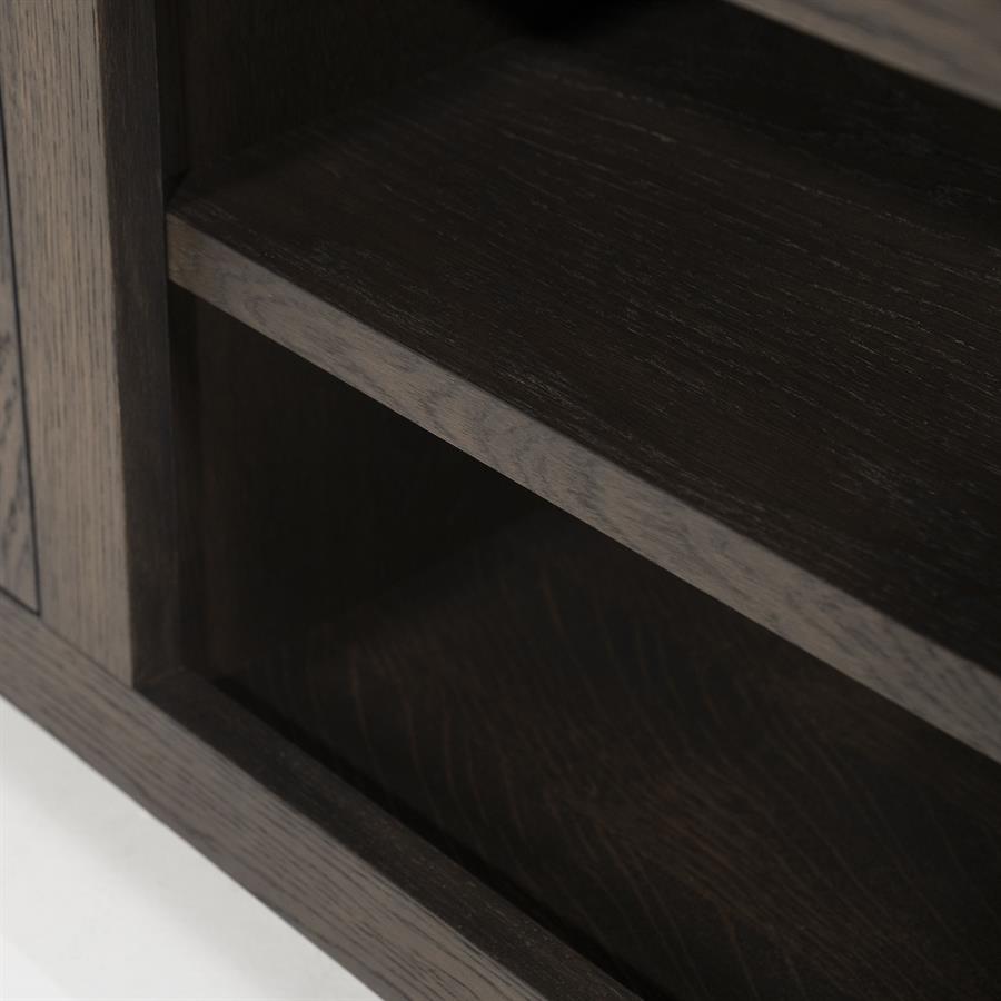 TV meubel Helsinki 160 cm - bruin - afbeelding 8