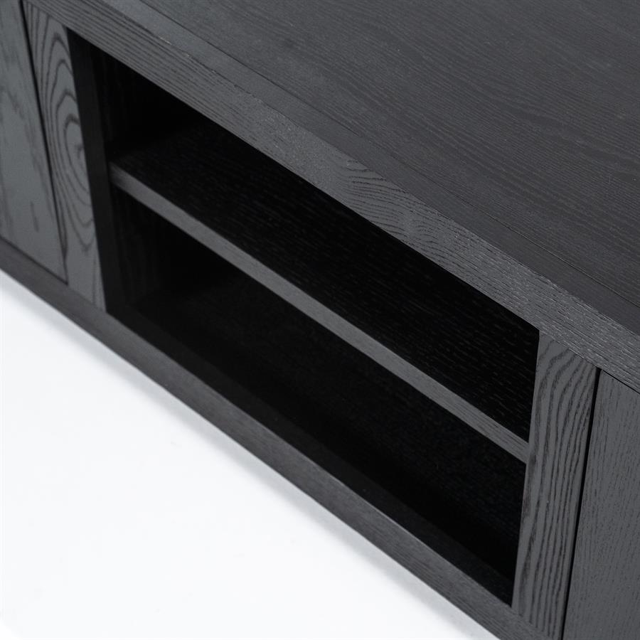 TV meubel Helsinki 160 cm- zwart - afbeelding 4