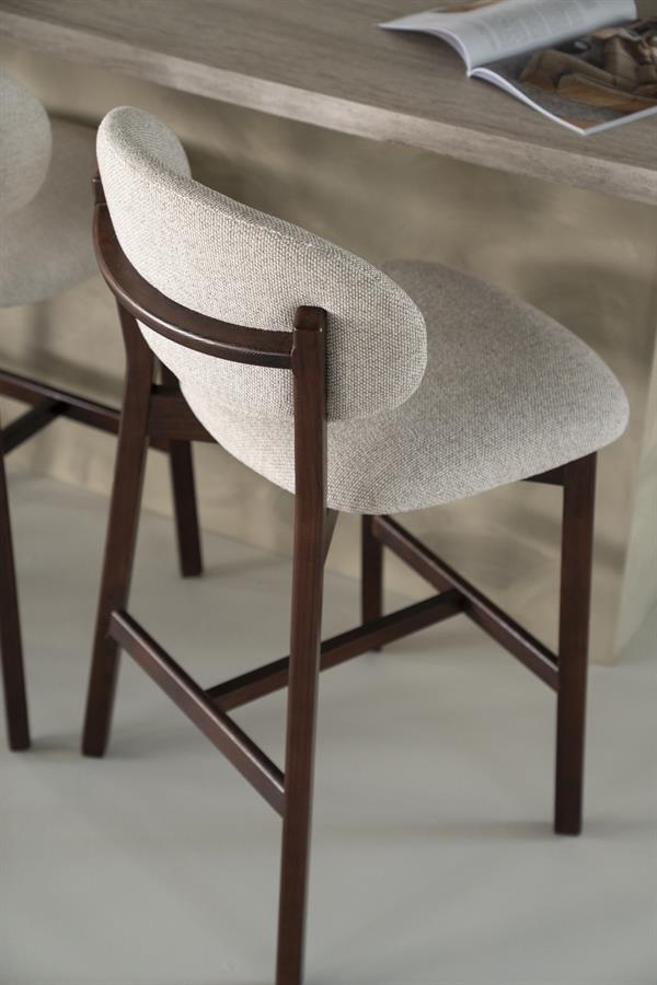Barstoel Mikky bruin - taupe Moon - afbeelding 3