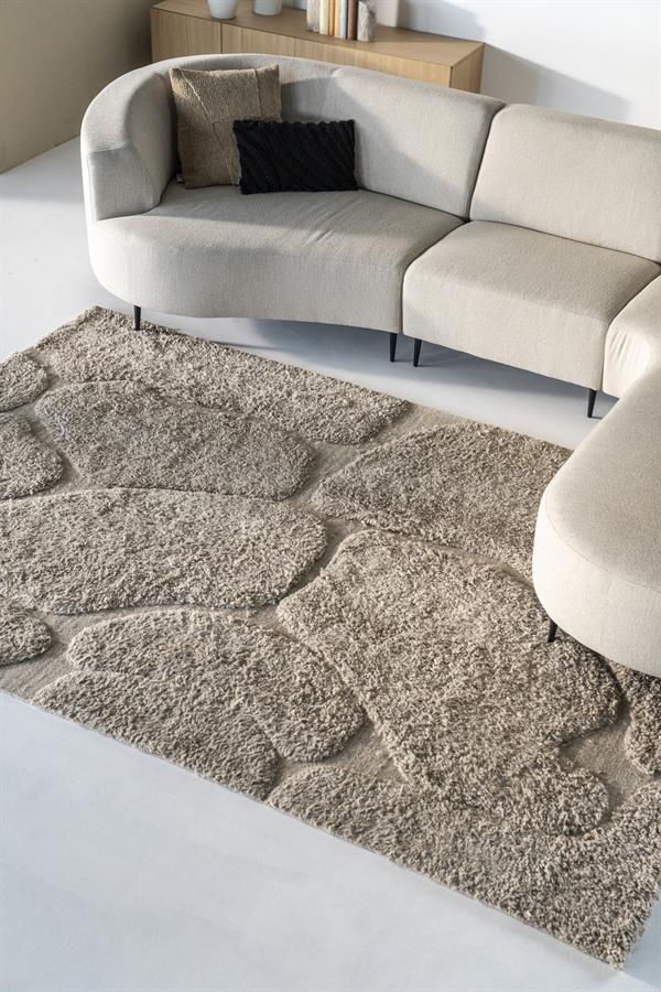 Tapijt Kala 200x300 cm - taupe - afbeelding 3
