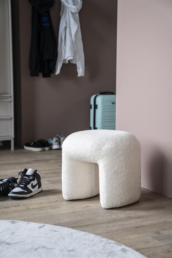 Bijzetpoef Sahi - beige - afbeelding 5