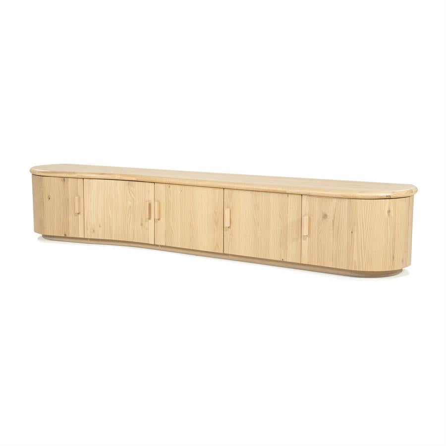 TV meubel Josh 240 cm - naturel - afbeelding 2