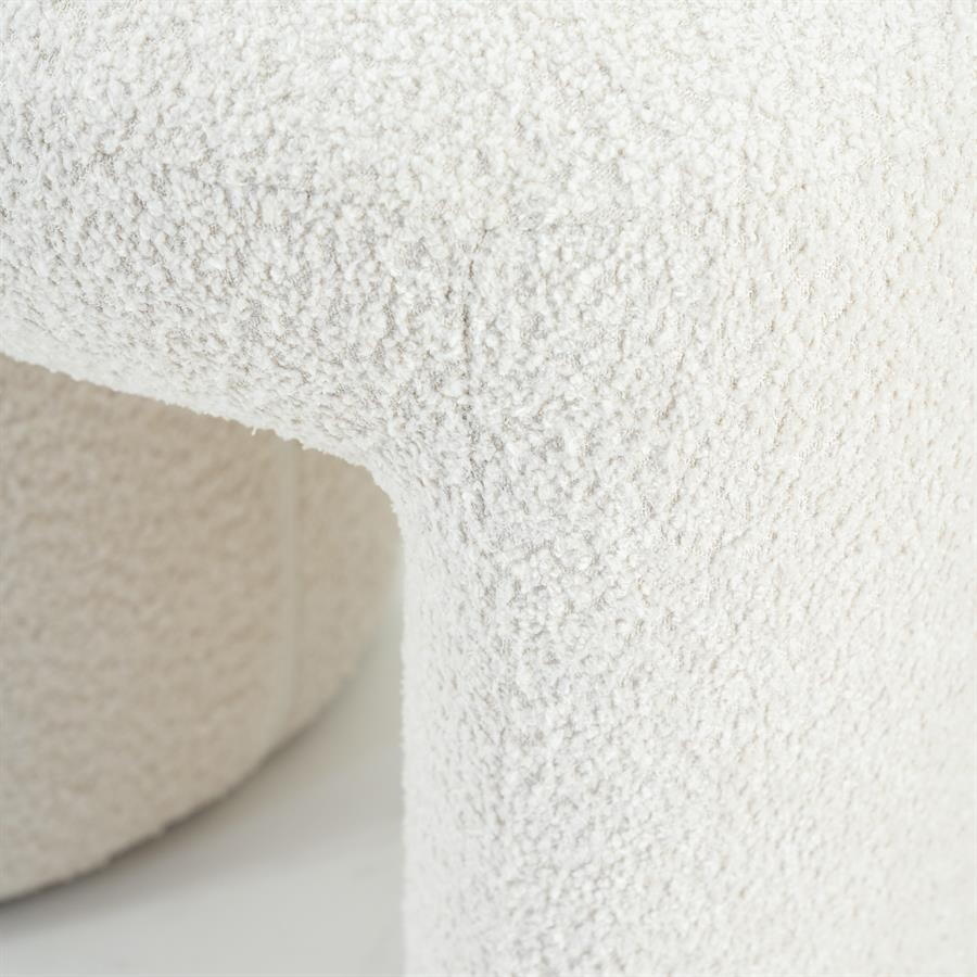 Bijzetpoef Sahi - beige - afbeelding 2