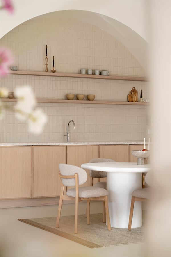 Eetkamerstoel Mikky naturel - taupe Moon - afbeelding 2