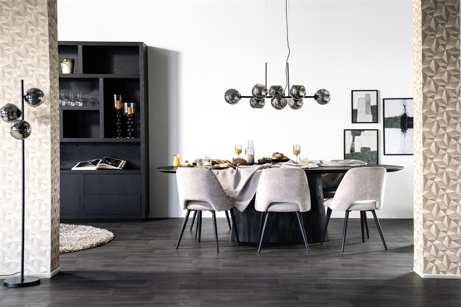 Eettafel Aron ovaal 200x110 - zwart - afbeelding 5