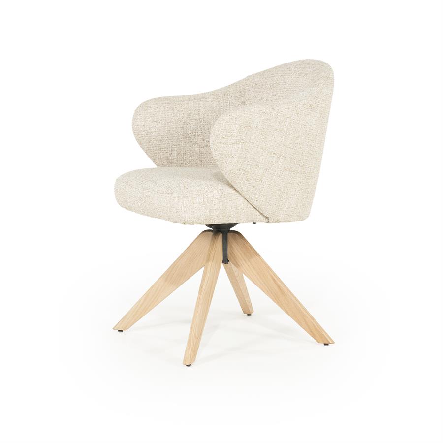 Eetkamertoel Connor naturel - beige Donna - afbeelding 2