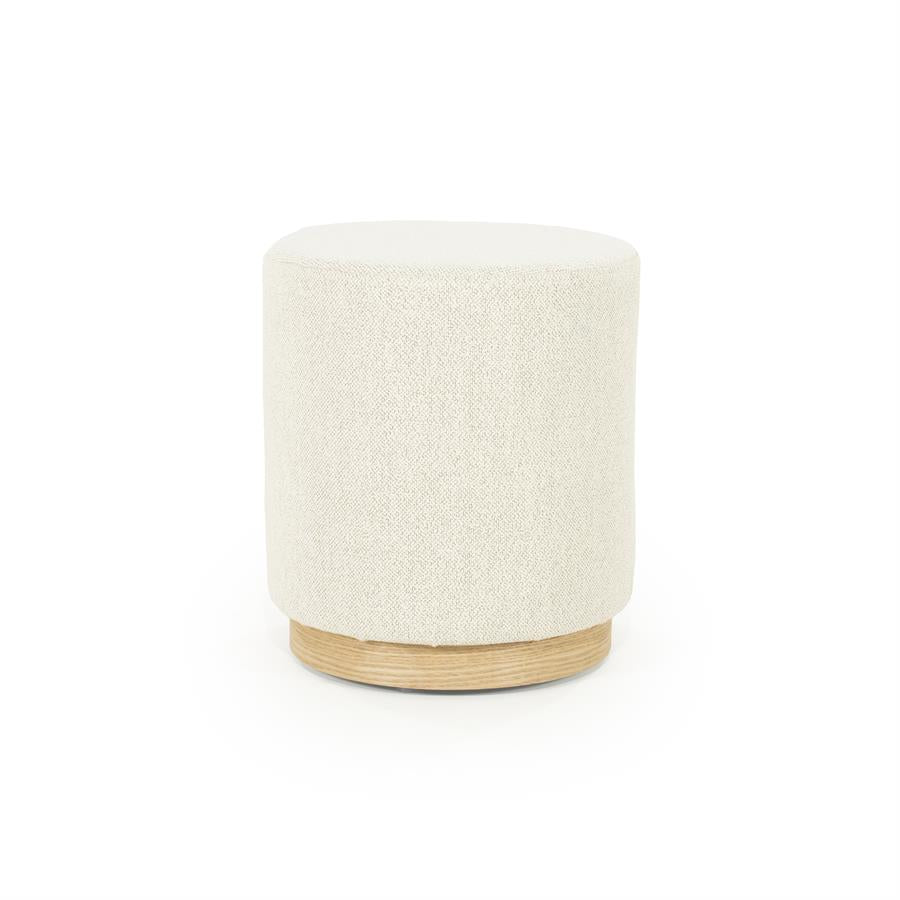 Poef Avah klein - beige Mantz