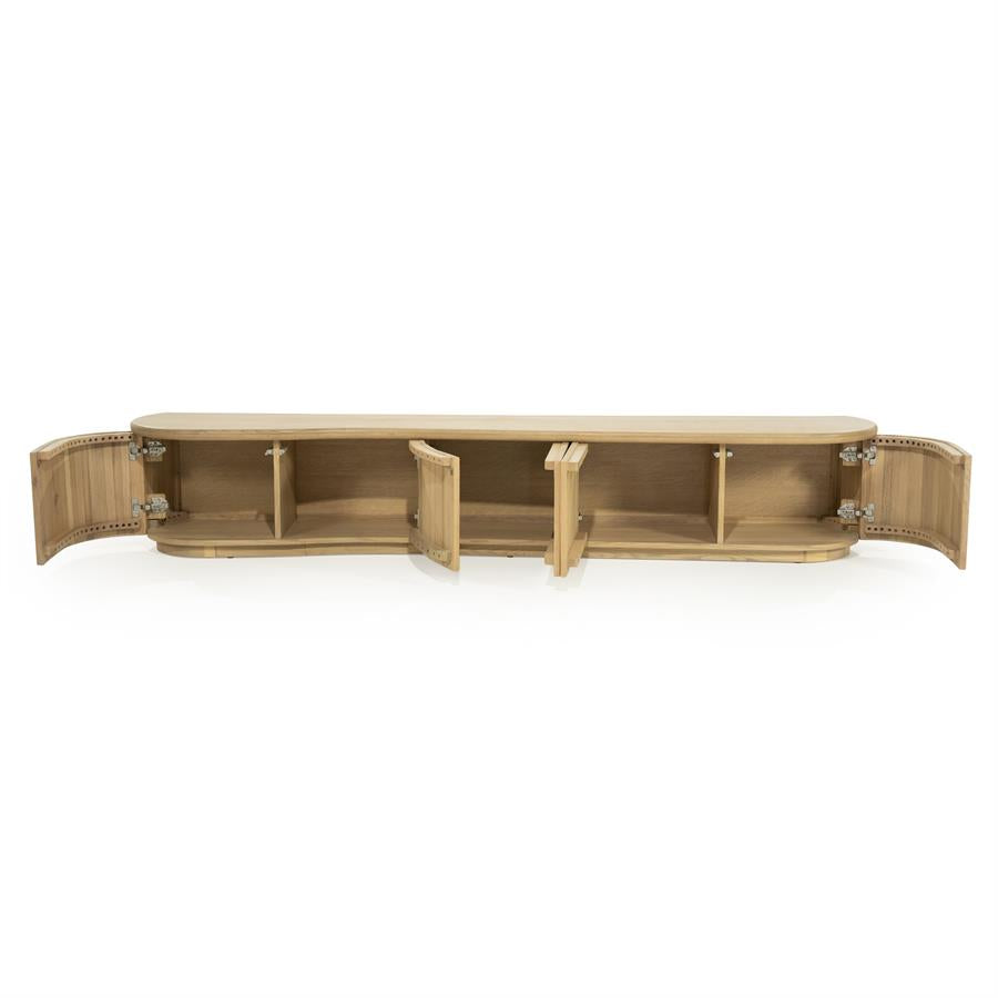TV meubel Josh 240 cm - naturel - afbeelding 4