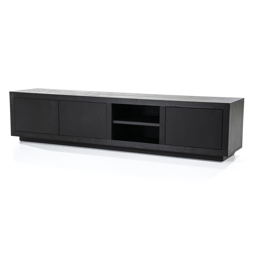 TV meubel Helsinki 200 cm - zwart - afbeelding 2