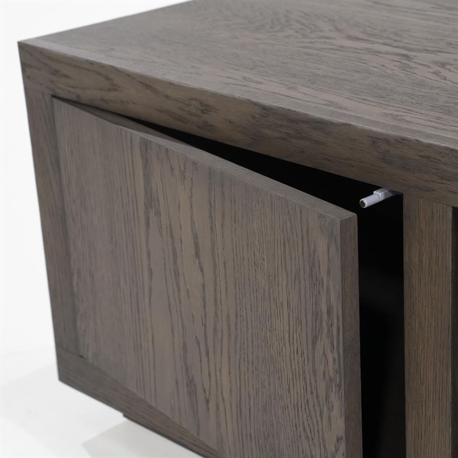 TV meubel Helsinki 160 cm - bruin - afbeelding 6