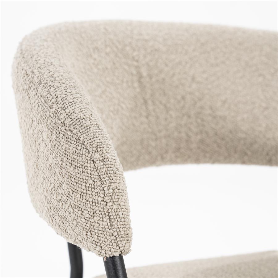 Stoel Luka - taupe Copenhagen - afbeelding 13