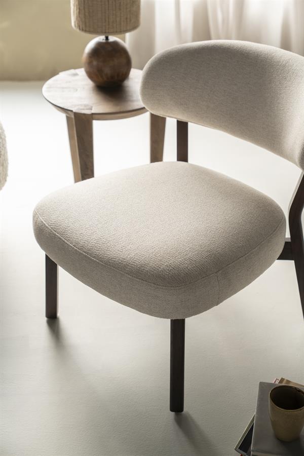 Fauteuil Mikky bruin - beige Moon - afbeelding 2