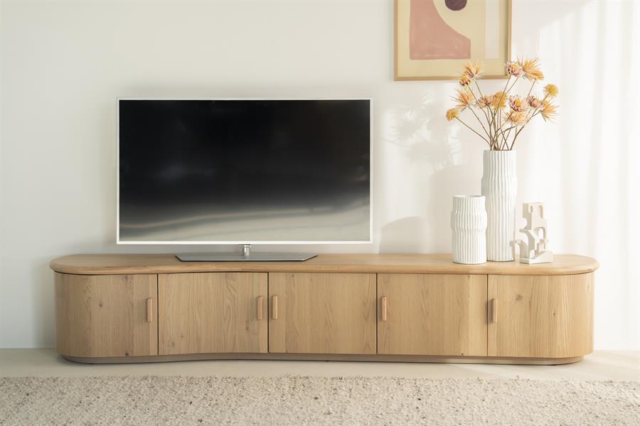 TV meubel Josh 240 cm - naturel - afbeelding 11