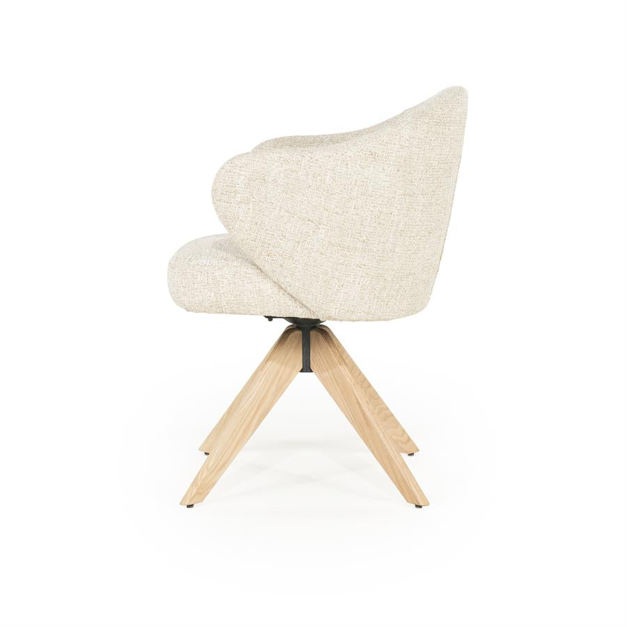 Eetkamertoel Connor naturel - beige Donna - afbeelding 3