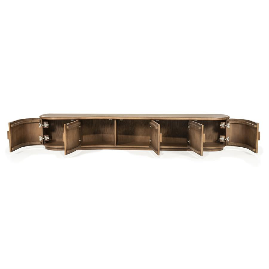 TV meubel Josh 240 cm - bruin - afbeelding 5