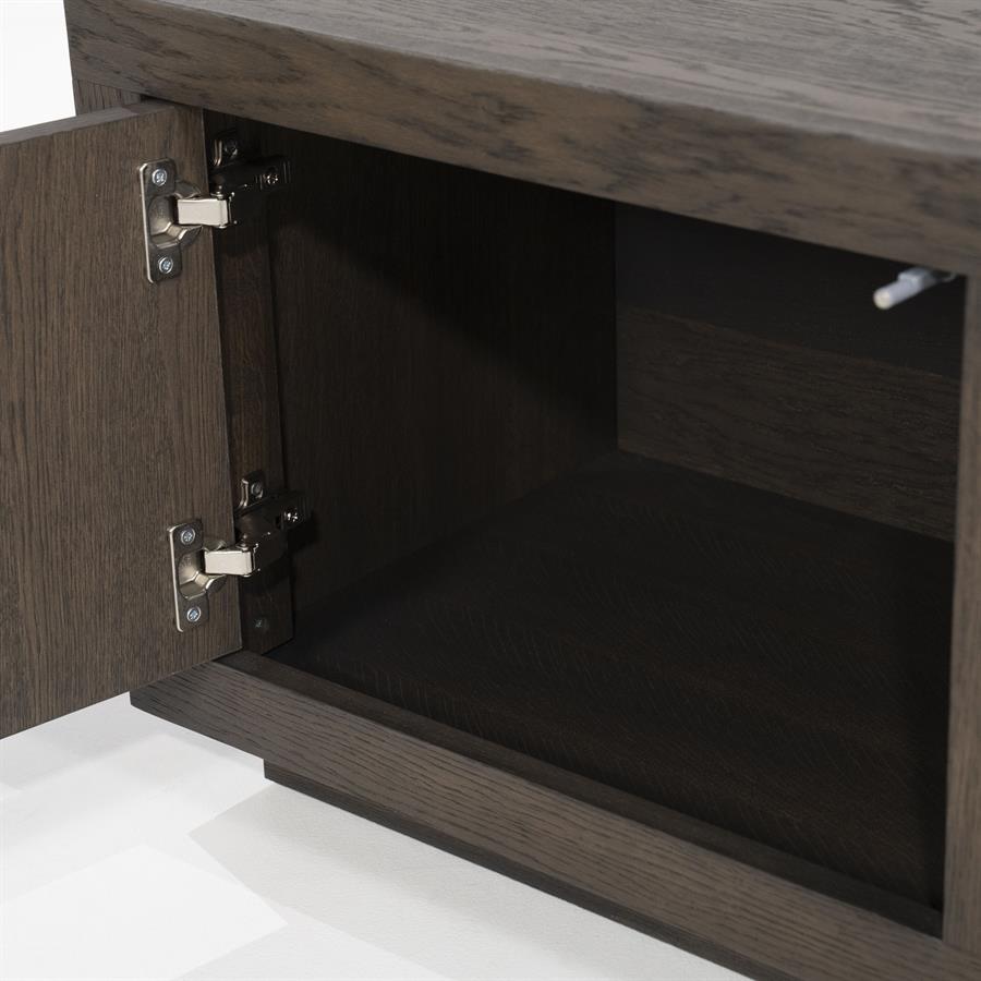 TV meubel Helsinki 160 cm - bruin - afbeelding 7