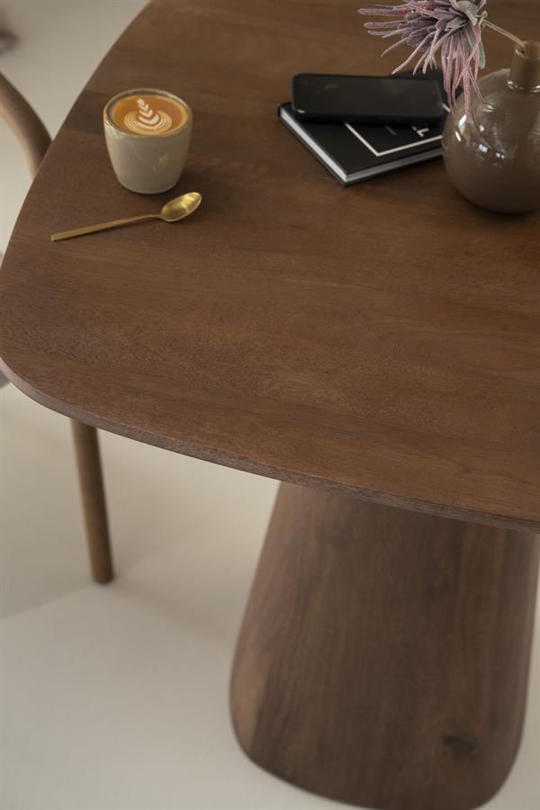 Eettafel Aron vierkant 80x80 - lichtbruin - afbeelding 8