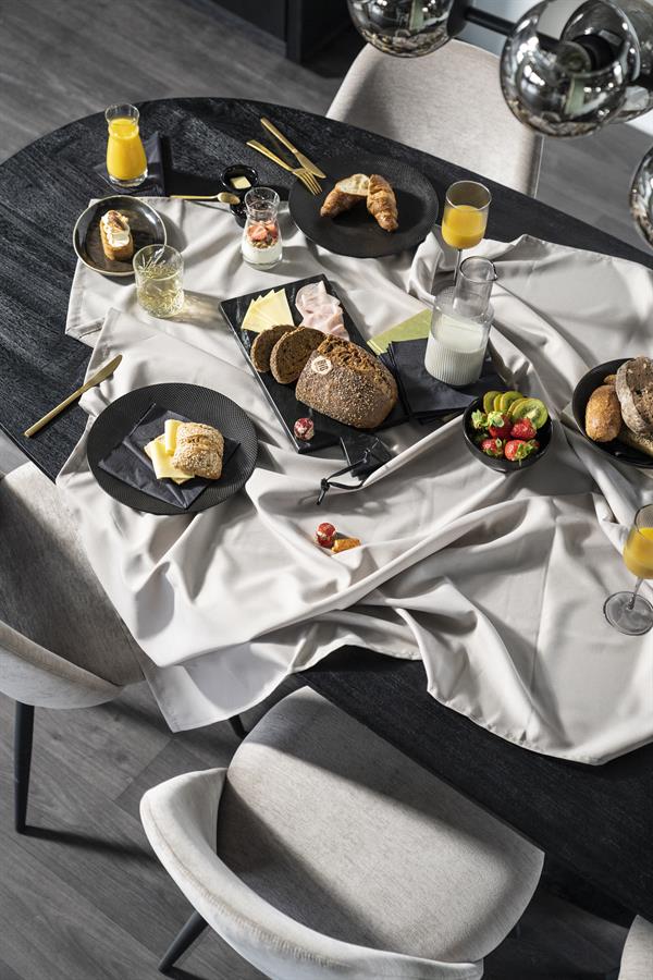 Eettafel Aron ovaal 200x110 - zwart - afbeelding 6