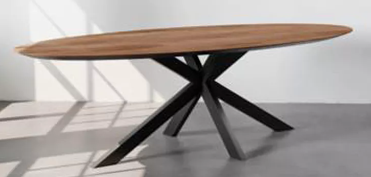 EETTAFEL JUTTA OVAAL - afbeelding 2