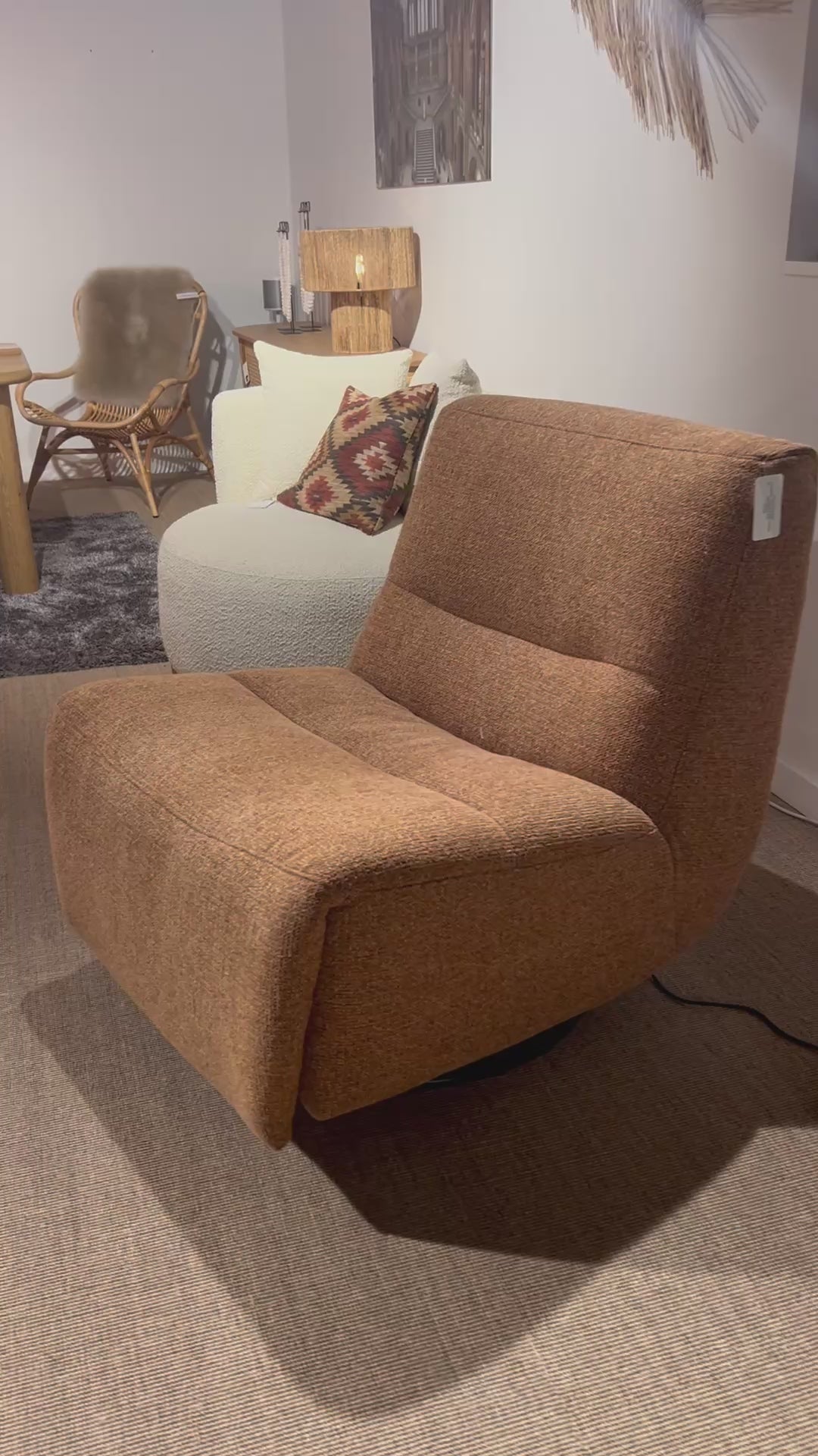 Laad video: DRAAIBARE RELAXFAUTEUIL TOLEDO - afbeelding 2